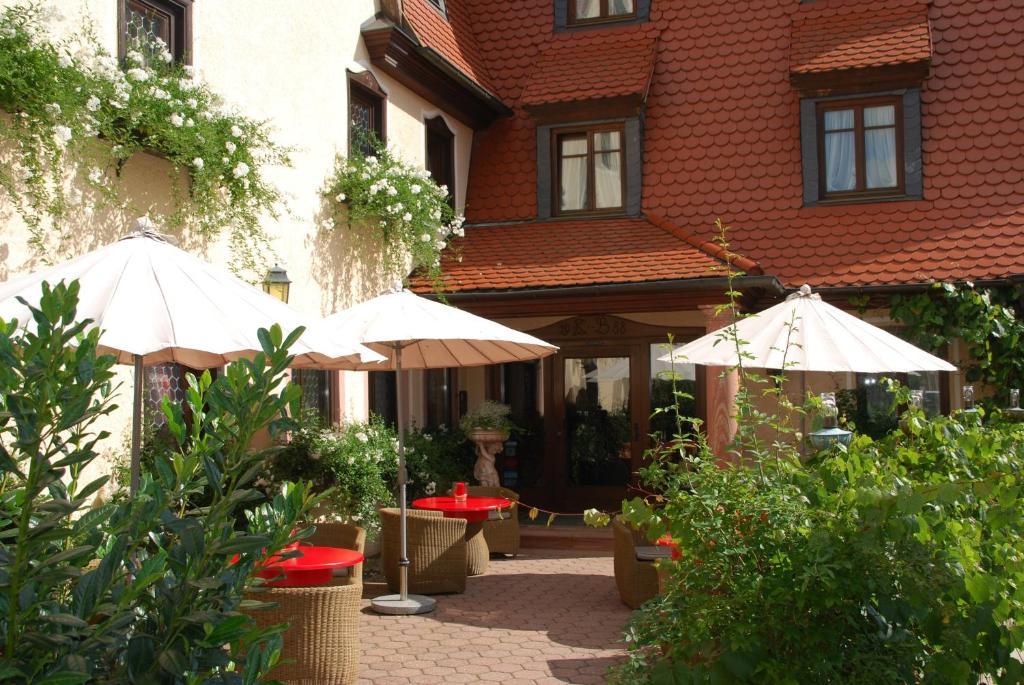 克朗酒店 Laudenbach  外观 照片